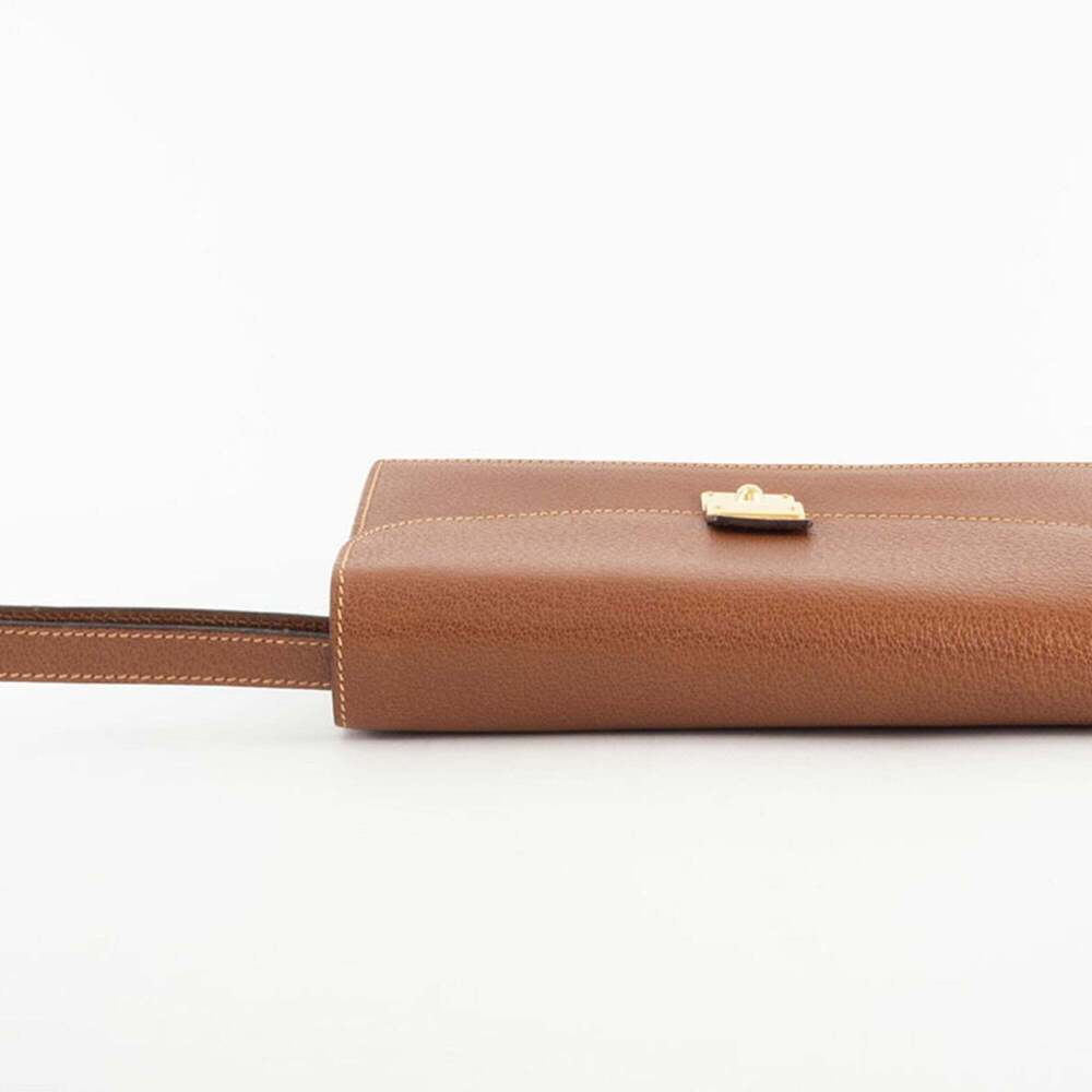 Gucci Second Bag Clutch 018 122 1940 Leather Brown Women's GUCCI - Picture 10 of 16